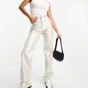 Pull&Bear Metallic Pants